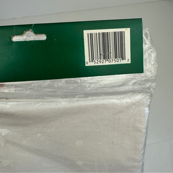 Vtg Sealed NIP Holiday Potholder Christmas Tree Santa Face Gold Silver Accents - Picture 9 of 10